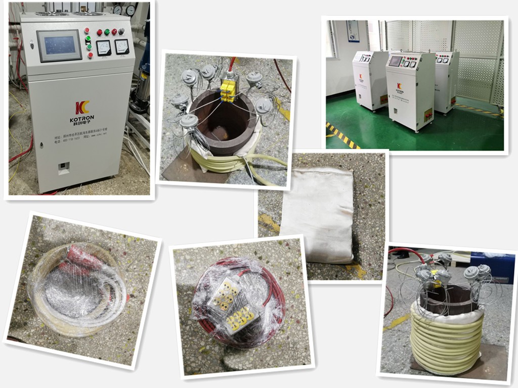 Air Cooling Induction Heating Machine with Clamp magnet wires induction coils