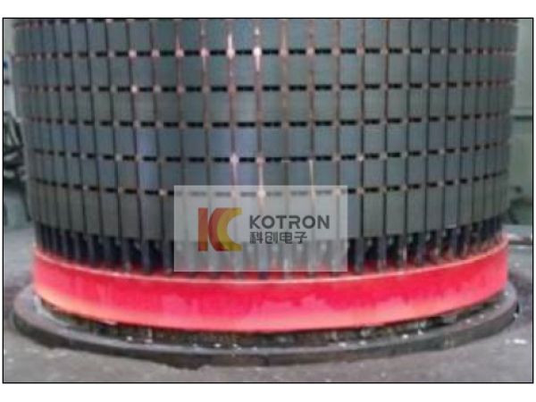 DSP 400KW induction heating machine for engine rotor welding or brazing