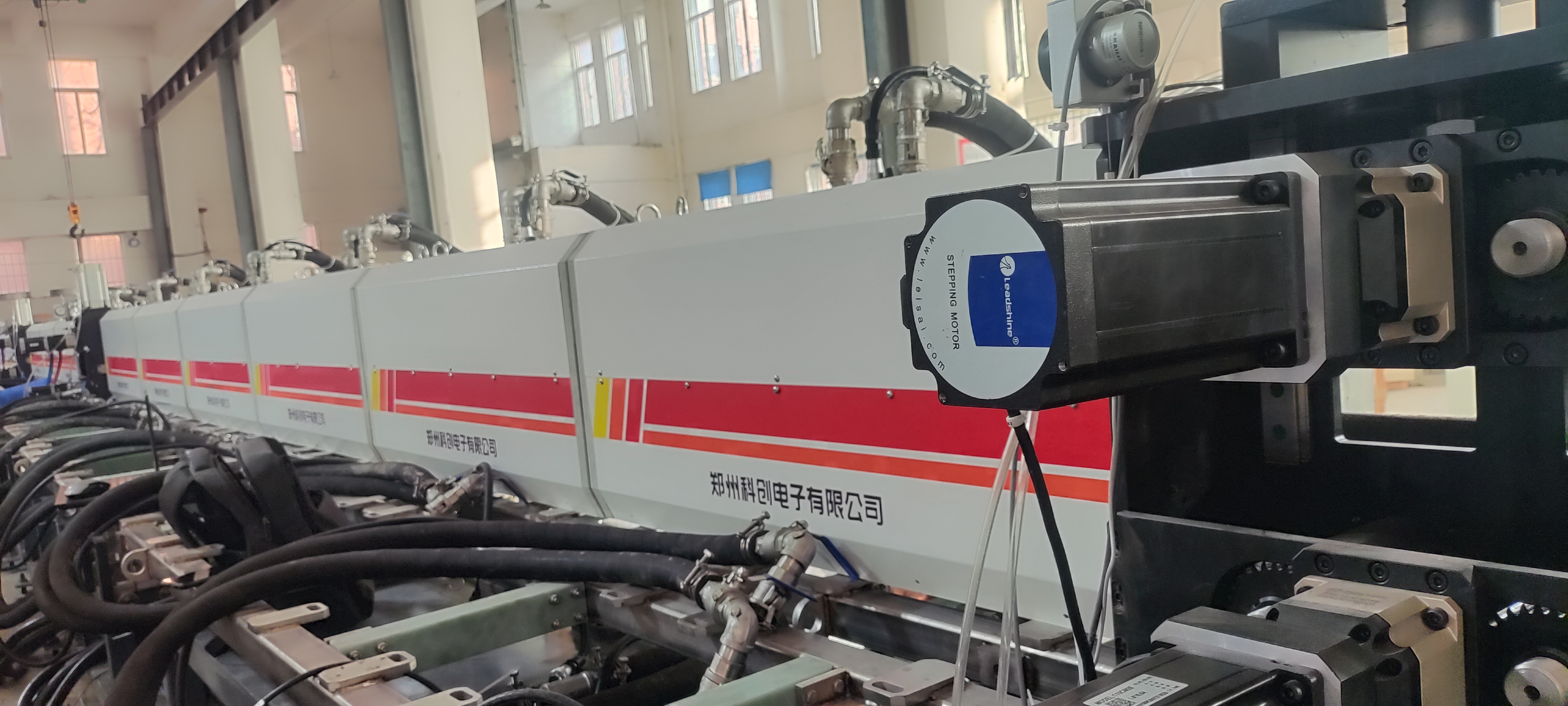 Complete set of induction forging production line for steel bars